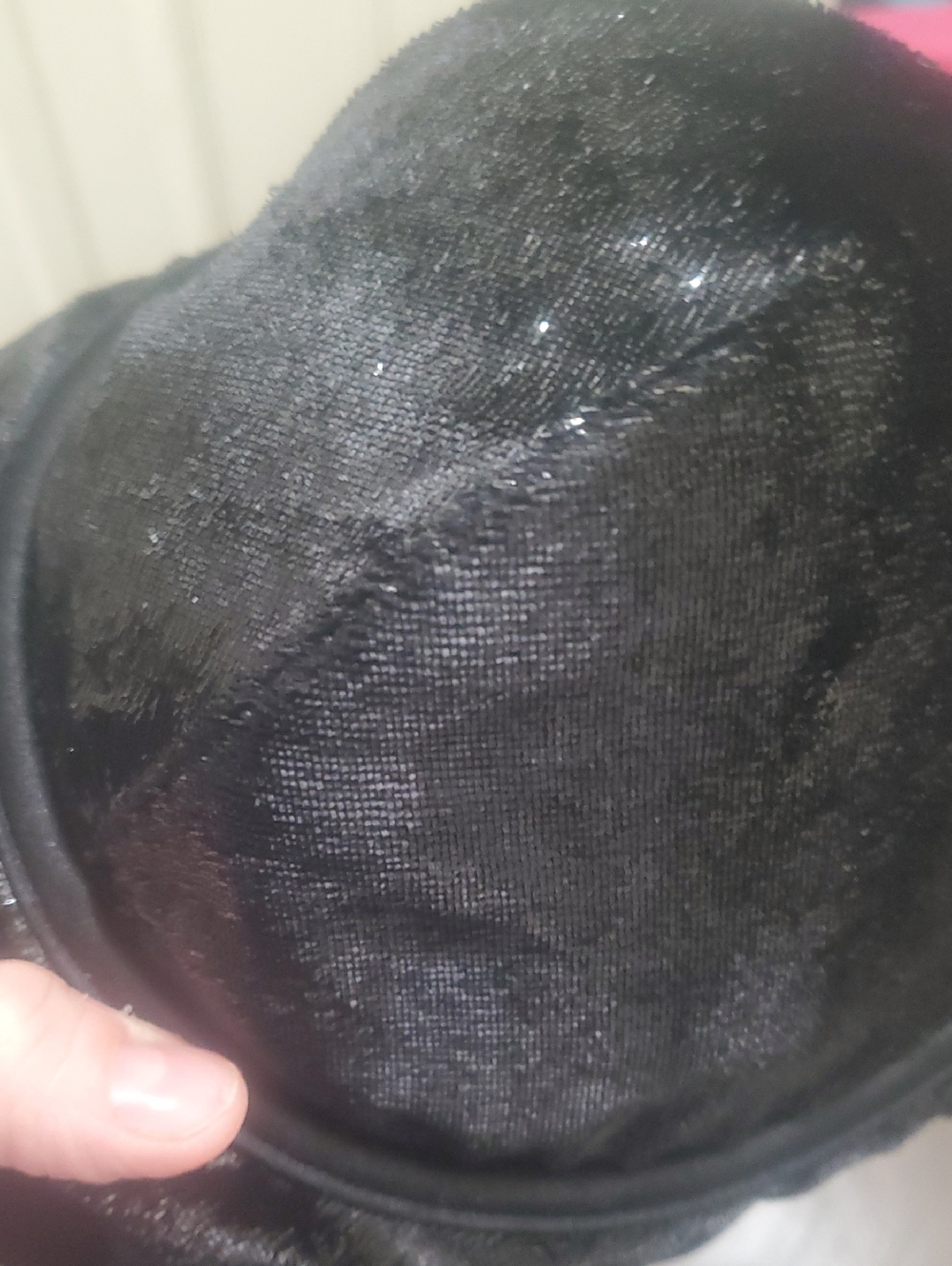 Victoria's Secret Black  Velvet Very Sexy Balconet Bra Rare